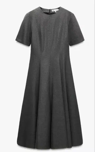 ZARA 고데트 미디 기장 원피스 XS