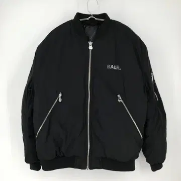 BALR 퍼프 자켓 ma-1 M 블랙