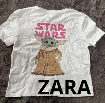ZARA 스타 워즈 자수 요다 T셔츠 S 사이즈