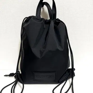 [ 미사용 ] HUNTER 드로우 스트링 백팩 토트