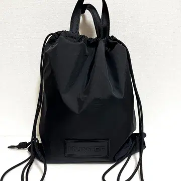 [ 미사용 ] HUNTER 드로우 스트링 백팩 토트