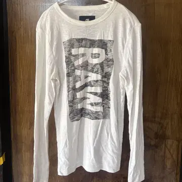G-Star RAW 화이트 긴팔 티셔츠 XS