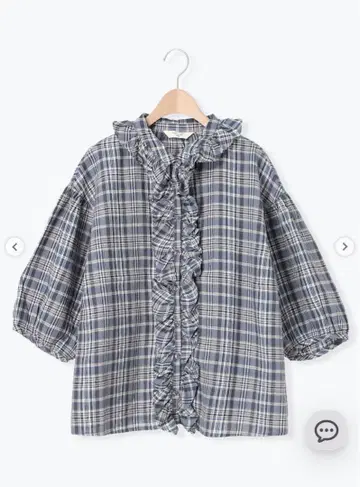 사만사 모스모스 [ Cross x Linen ] 프릴 블라우스
