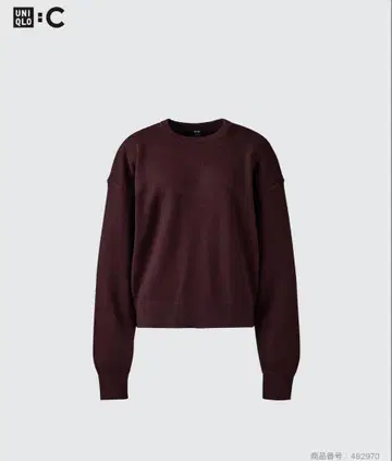 유니클로 UNIQLO 스무스 코튼 크루넥 스웨터 S