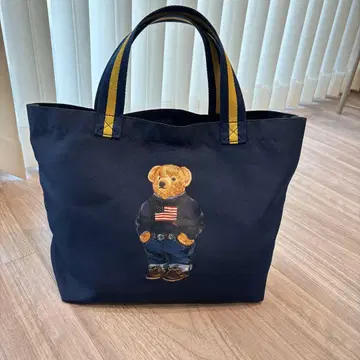 랄프 로렌 토트백 에코백 네이비