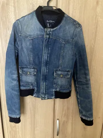 Earl Jeans 데님 봄버 자켓