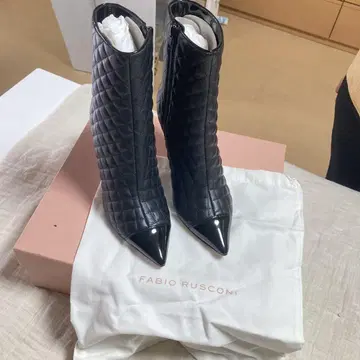 FABIO RUSCONI 블랙 하이힐