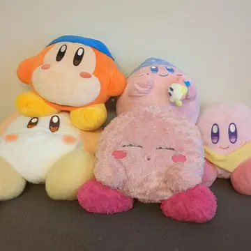 커비 봉제 인형 세트