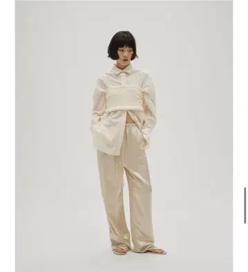 TODAYFUL Satin Easy Pants '아이보리'