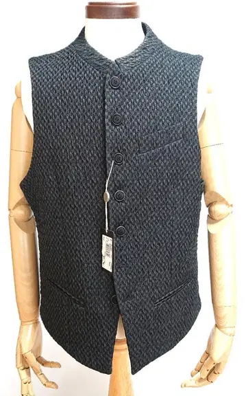 GIORGIO ARMANI 다크 그레이 베스트 사이즈 48 미사용품