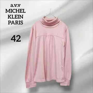 a.v.v MICHEL KLEIN PARIS 터틀넥 핑크