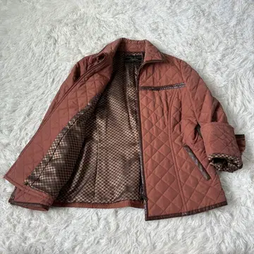 leilian 레리안 파이핑 퀼팅 자켓