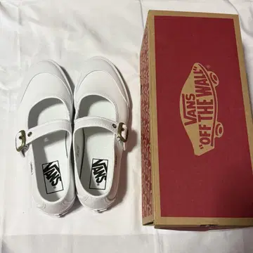VANS 메리 제인 화이트 23.5cm