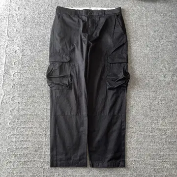 컨디션 최상 Dickies W34 더블니 블랙 카고 팬츠