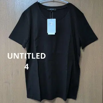 UNTITLED 4 블랙 반팔 T셔츠 INDIVI 월드