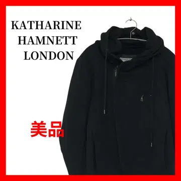 [ 새상품급 ] 하이넥 후드티 블랙 집업 자켓 B2020