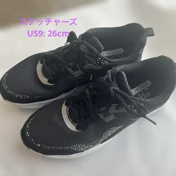 스케쳐스 26cm 블랙 상자 없음