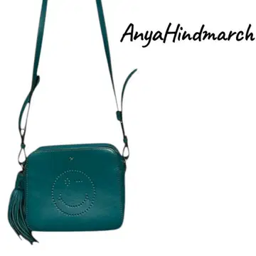 [ 새상품급 ] Anya Hindmarch 터콰이즈 숄더백