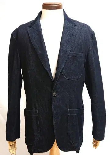GIORGIO ARMANI 블루 테일러드 데님 자켓 사이즈 48