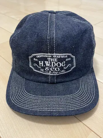 H.W.DOG & CO. 데님 캡 에이치더블유도그