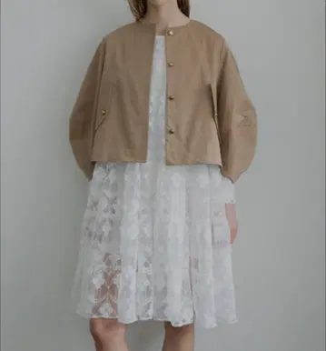 trefle+1 플리츠 치노 자켓