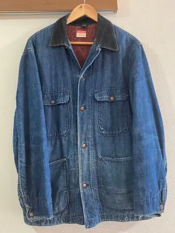 60s 빈티지 빅맥 데님 커버올 (담요)