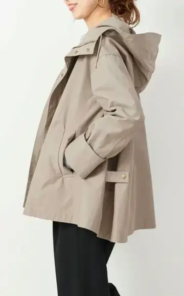 Spick&Span 텐트 라인 후디 블루종 36 카키
