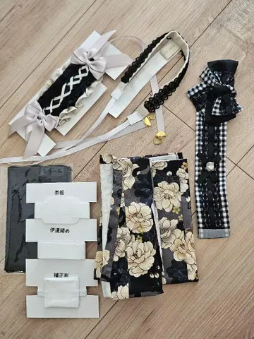 딜러님 인형 의류 고양이와 모란 기모노 MDD