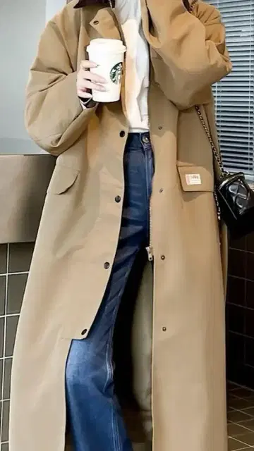 [ JaVa 자바 콜라보 ] 보이시 남성용 워크 코트