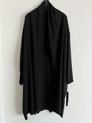 새상품 [ Aga Black ] 고급 소재 롱 가디건