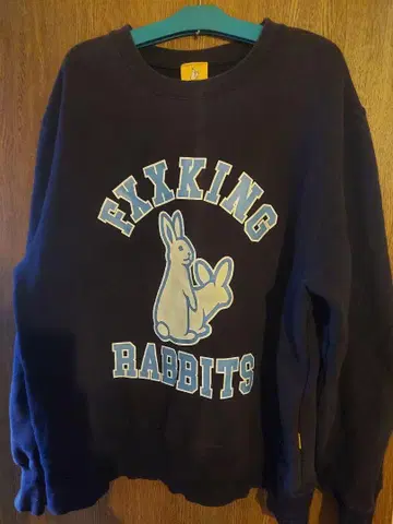 FR2 맨투맨 트레이닝복 에프알2 칼리지 로고 rabbits