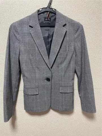 ONLY 글렌체크 패턴 스커트 수트