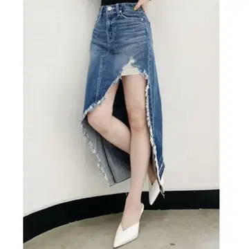 GYDA 하이웨스트 데님 스커트 S
