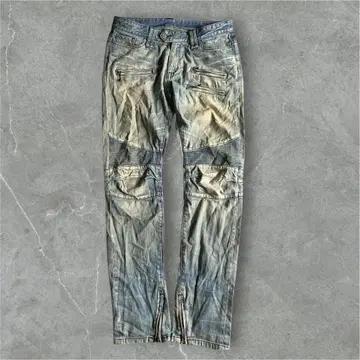 00s archive 버팔로 밥스 리페어 데미지 가공 바이커 데님 1