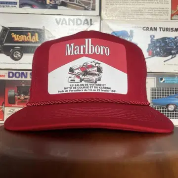 Marlboro 레트로 캡 빨간색