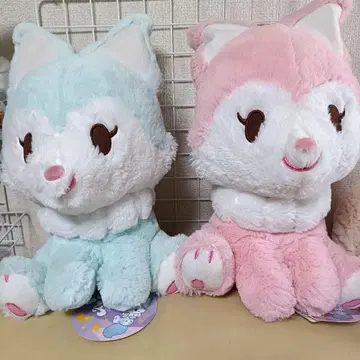 bloom 폭시 폭스 봉제 인형 2체 여우