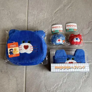 mojojojo 페이스 마스코트 파우치 헤어밴드 고양이 4