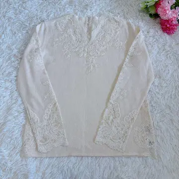 DAMA collection 레이스 도킹 니트 M 사이즈 울 캐시미어