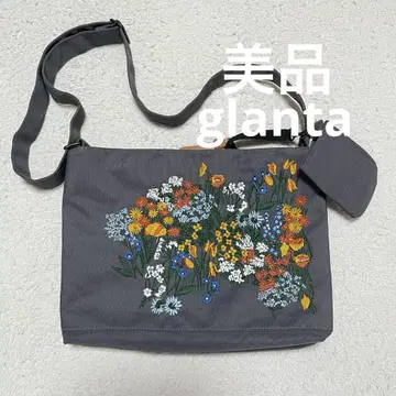 glanta 그랑타 새상품급 자수 꽃무늬 숄더백