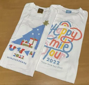 히나타자카46 2022 라이브 로고 티셔츠 화이트 S 사이즈 2개