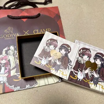 GODIVA CLAMP 콜라보 쇼핑백 빈 박스