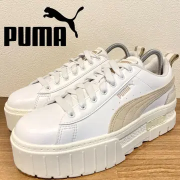 PUMA Mayze OW 푸마 메이즈 화이트 베이지 여성용
