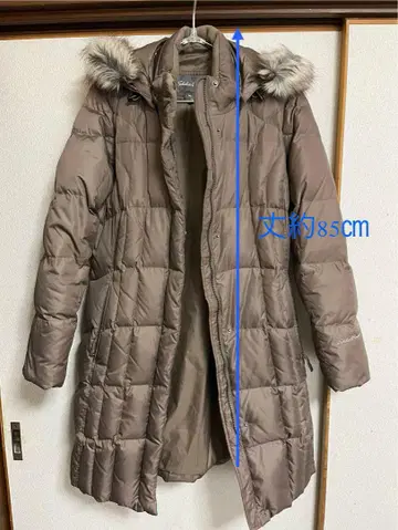 카키 다운 페더 퍼 포함 약 85cm [ PM 사이즈 ]