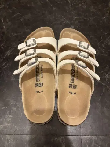 BIRKENSTOCK 플로리다 화이트 38 24.5cm