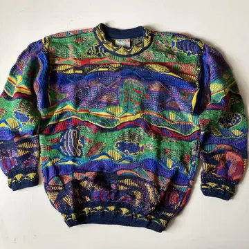 vintage COOGI 3D fish knit ep