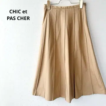 CHIC et PAS CHER 여성용 사다리꼴 스커트 일본제 [새상품급]