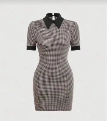SHEIN MOD 패치워크 원피스 XS