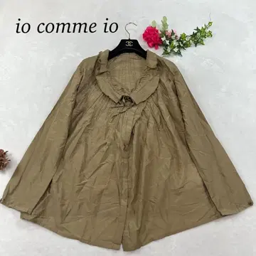 I855 미사용 새상품 택 포함 M 40 이오컴이오 블라우스 여성용