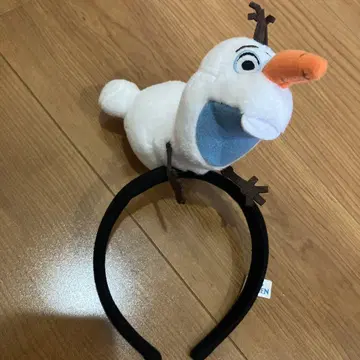 올라프 봉제 인형 머리띠