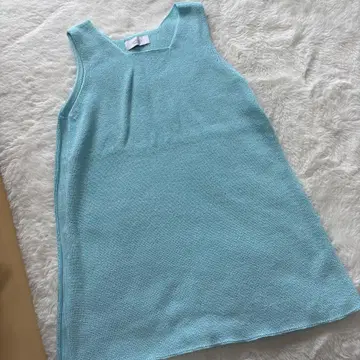 emmi 스카이블루 슬리브리스 상의 ONE SIZE